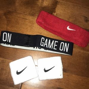 Nike wrist and headbands